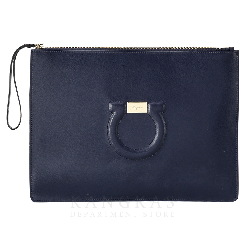 FERRAGAMO(USED)페레가모 간치니 로고 클러치